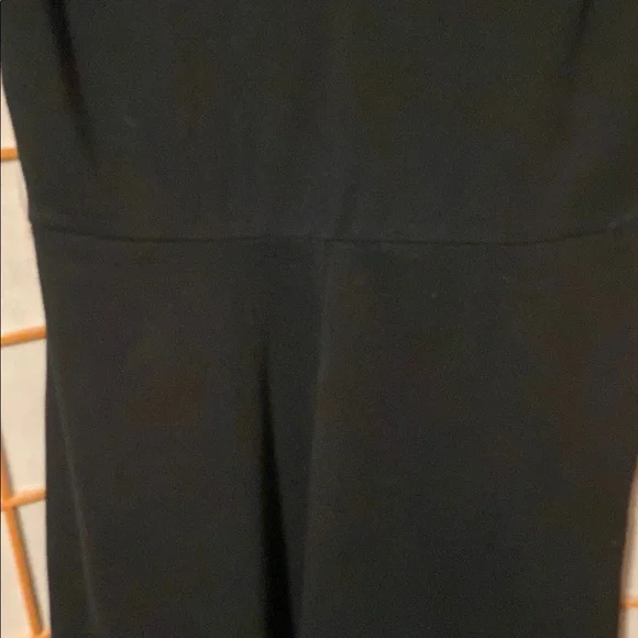 New York & Co Black Cap Sleeve A-line dress 100 % cotton size L - Picture 6 of 8